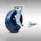 Service Caster 8 Inch SS Solid Poly Caster with Ball Bearing and Brake/Swivel Lock SCC SCC-SS30S820-SPUB-TLB-BSL - alternate 2
